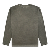 Grey garment, back view