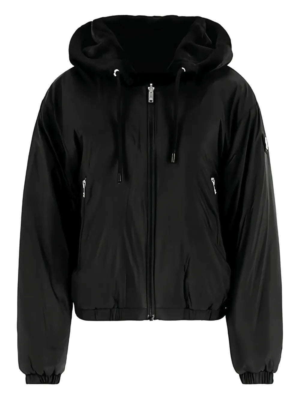 Black jacket, front view
