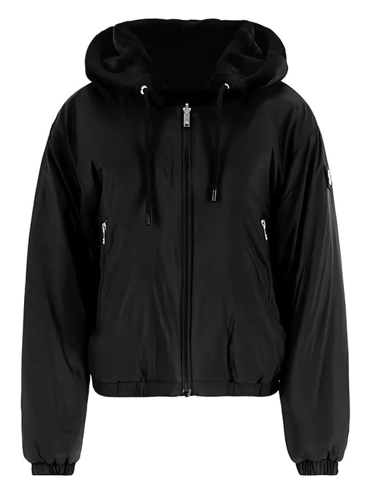 Black jacket, front view