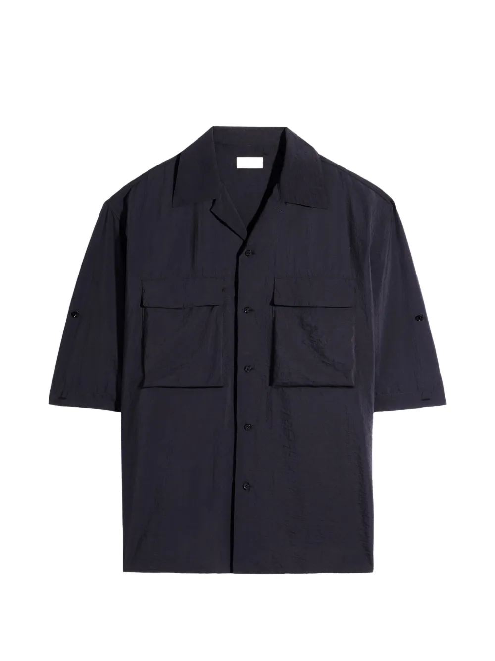 Black shirt, front view