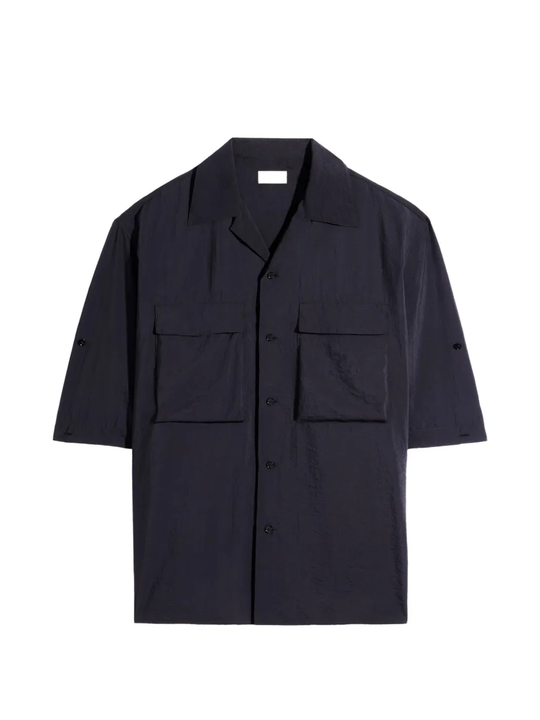 Black shirt, front view