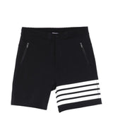 Navy shorts, front view