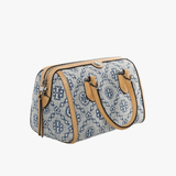 Blue bags, side view