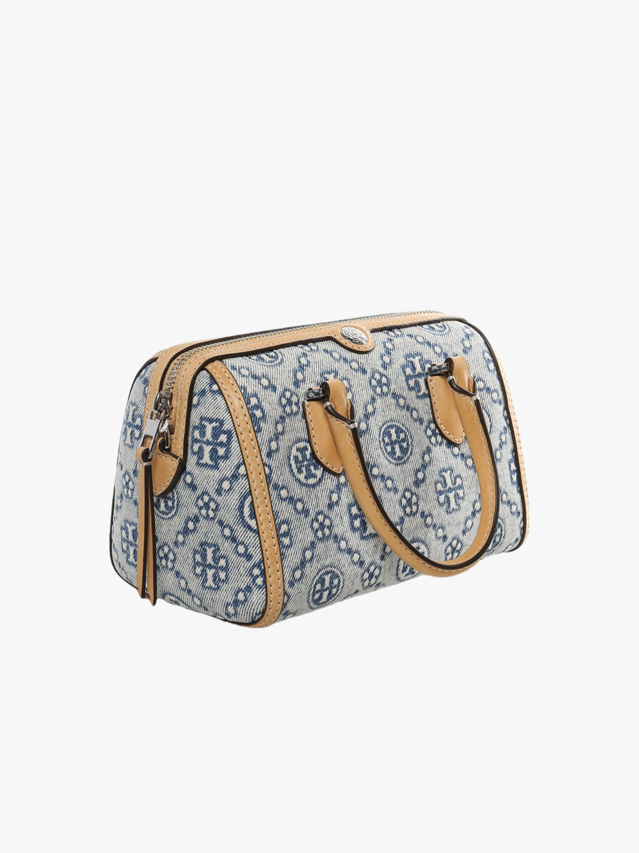 Blue bags, side view