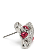 Red accessories, front view
