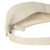 Tan bag, side view
