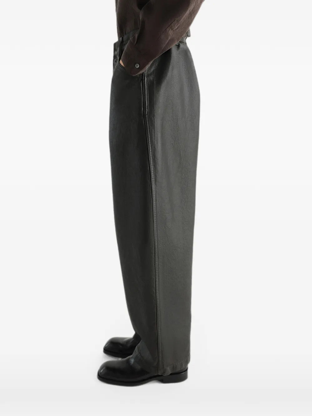 Black pants, full body view