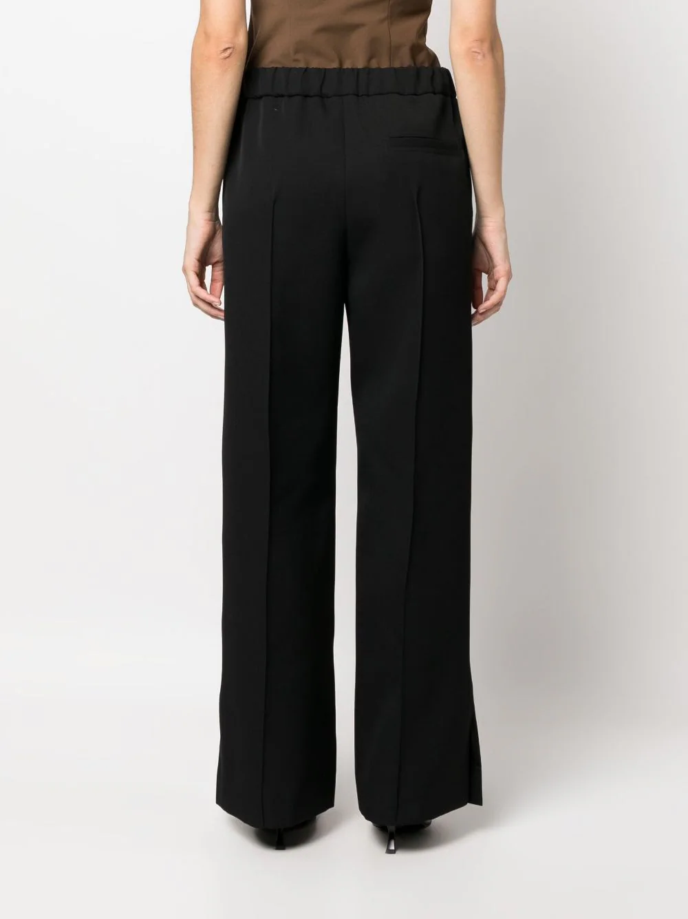 JIL SANDER Women Wide Leg Wool Trouser – Atelier New York