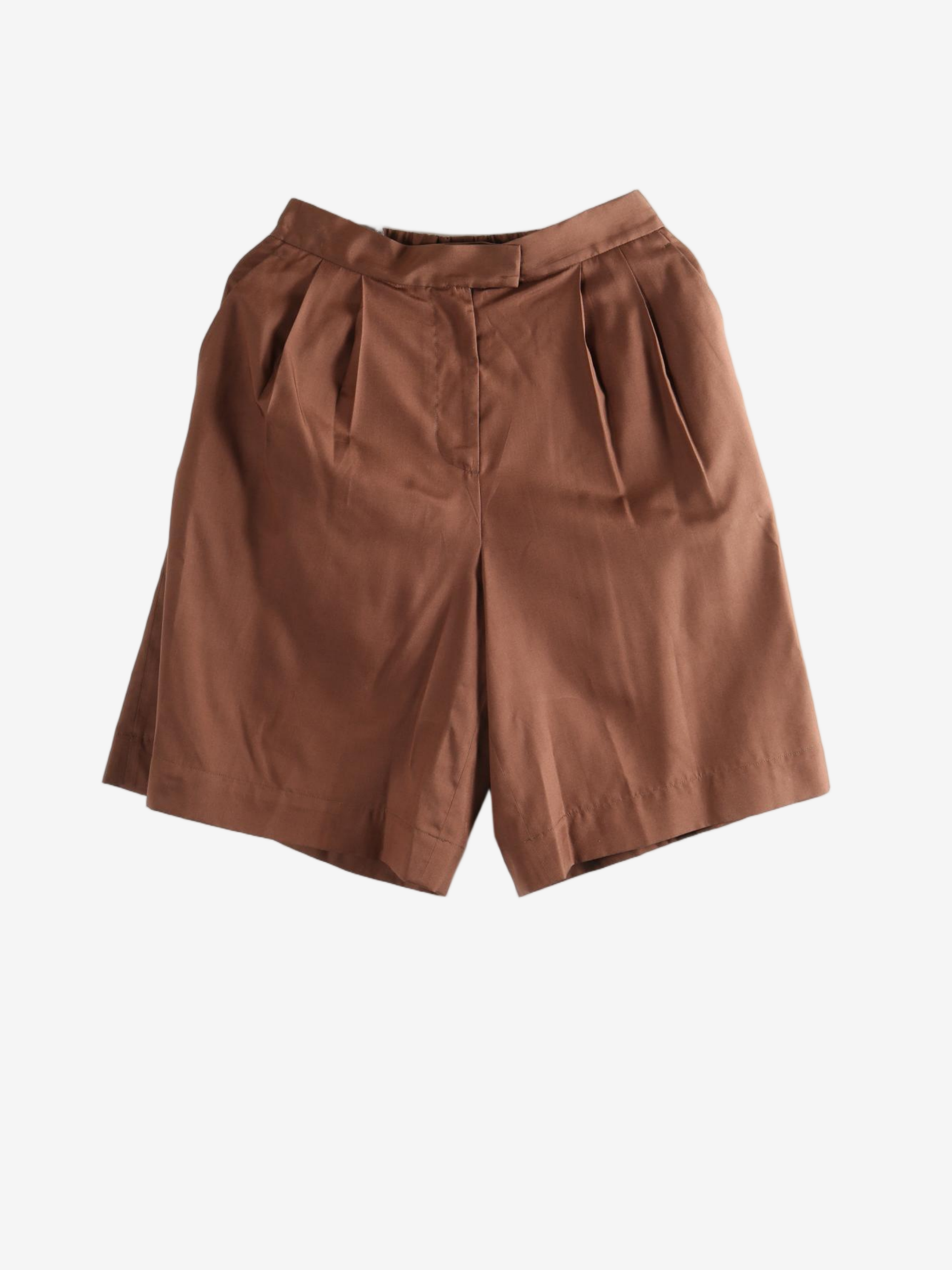 Brown shorts, front view