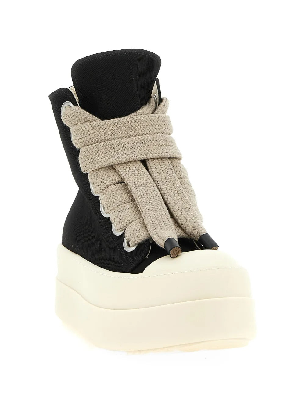 Black sneakers, side view