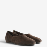 Brown shoes, front view