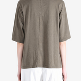 Grey t-shirt, full body view