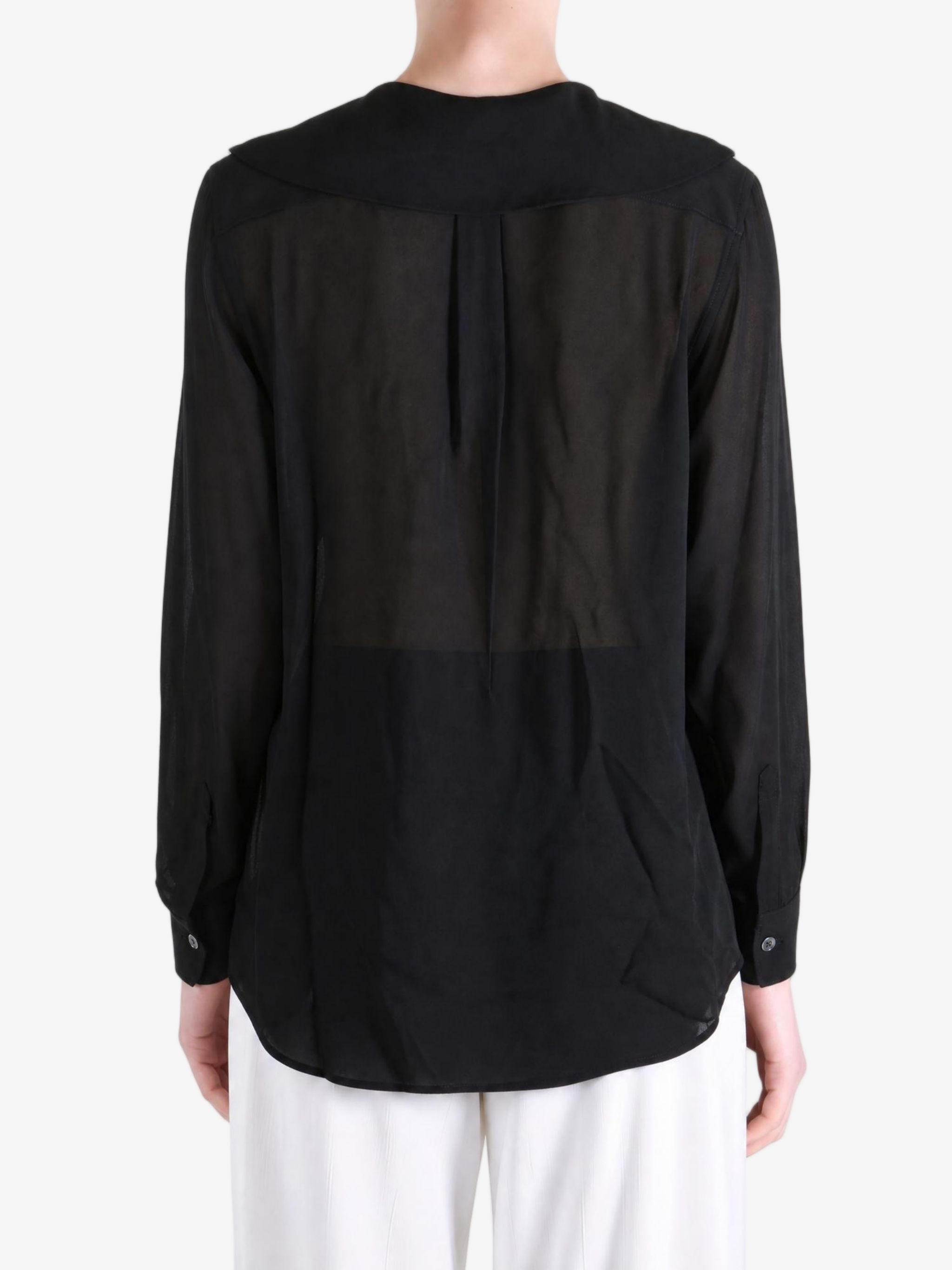Black top, full body view