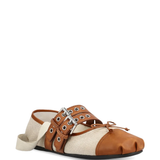 brown flats,side view