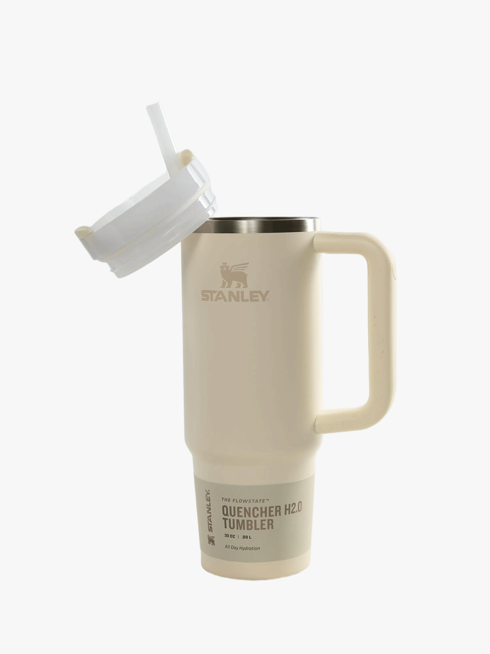 Yellow bottle, front view