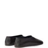Black shoes, back view