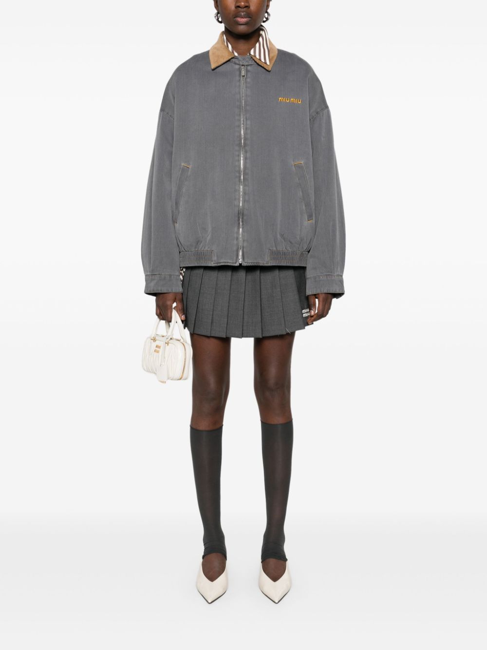 MIU MIU - Women Pleated Mini Skirt