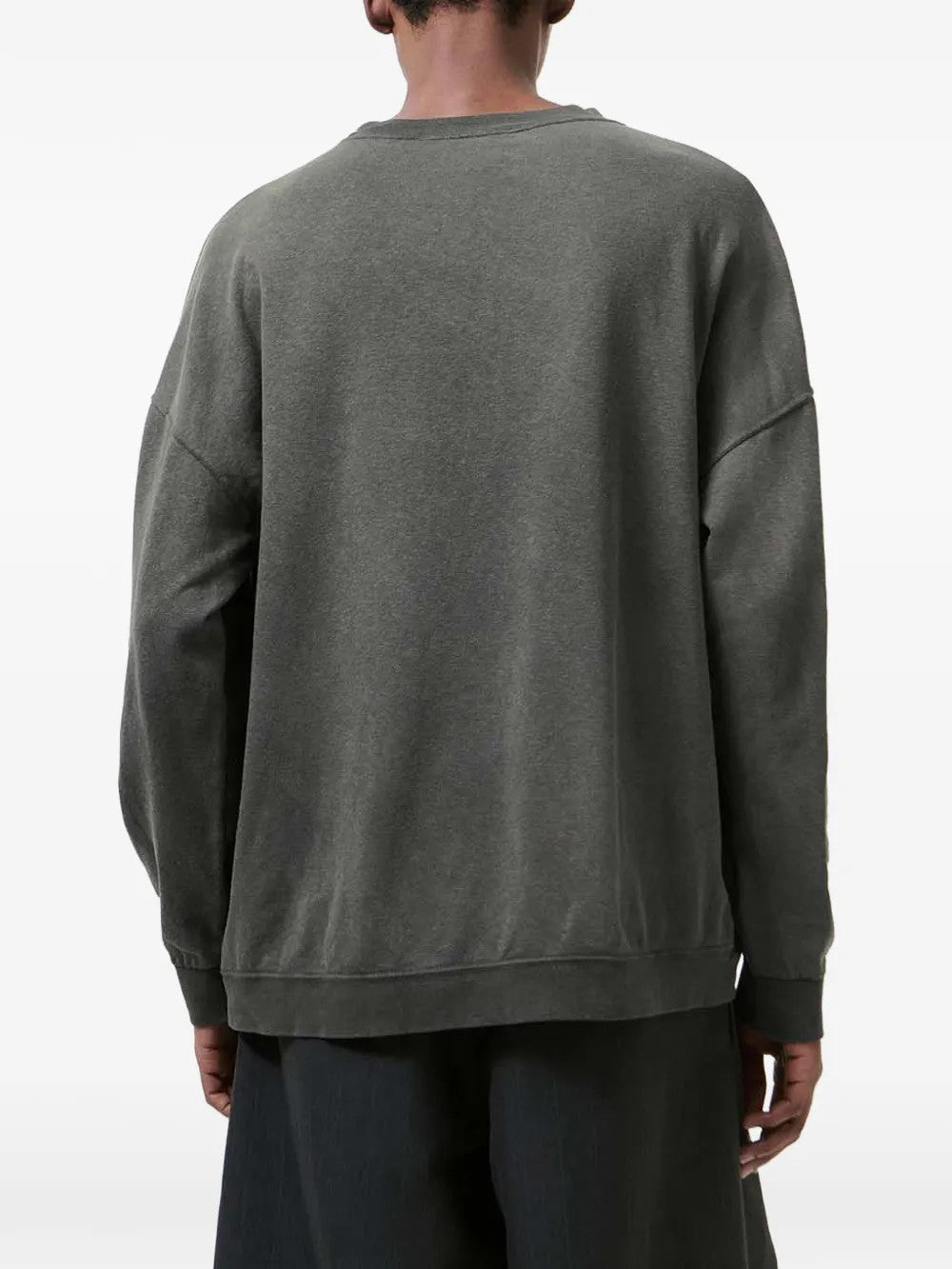 Grey hoodie, full body view