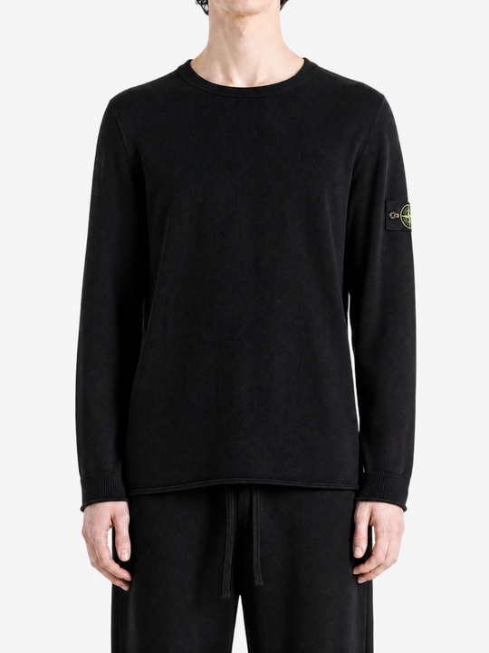 Black hoodie, full body view