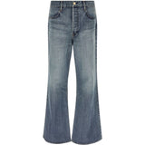 Blue jeans,front view