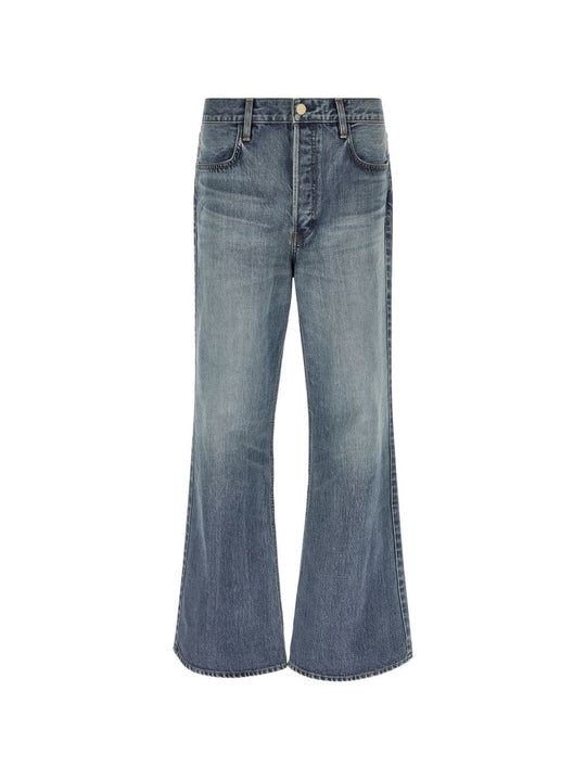 Blue jeans,front view