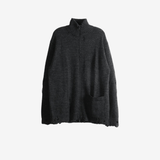 Black knitwear, front view
