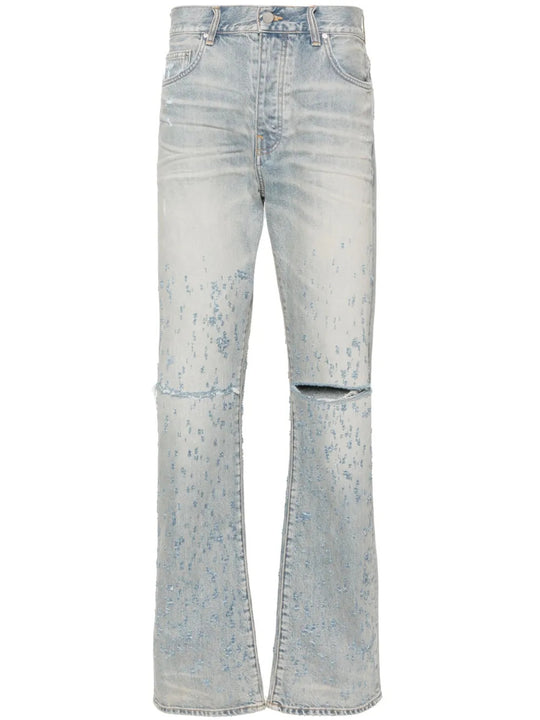 Blue jeans, front view