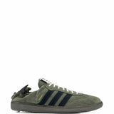 Green shoes, side view