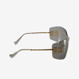 Grey sunglasses, side view