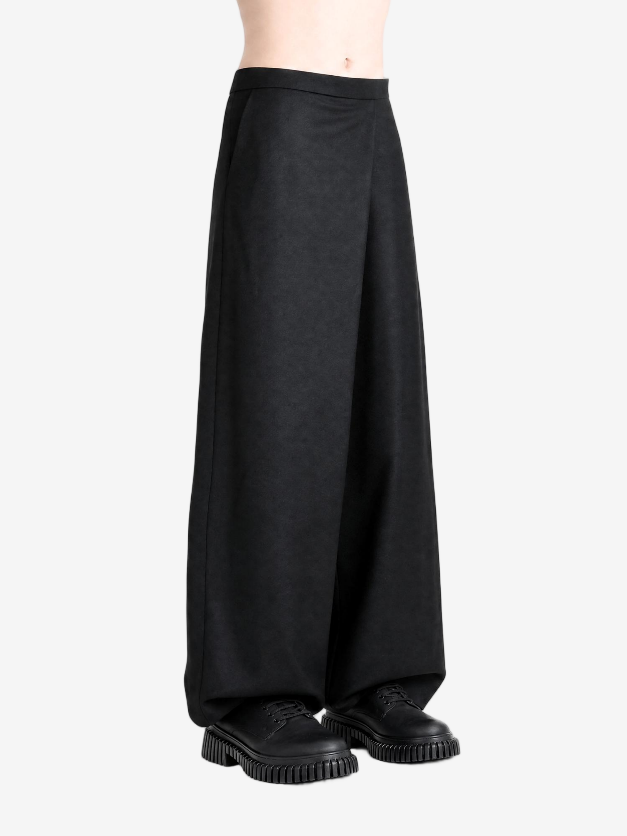 Black pants, full body view
