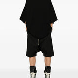 Black t-shirt, full body view