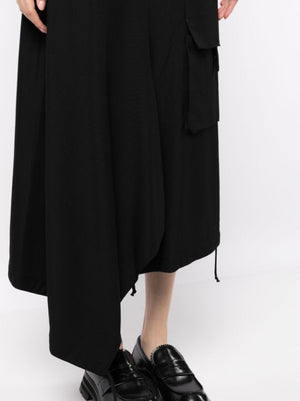 YOHJI YAMAMOTO Regulation Women R-String Hem Skirt