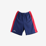 Navy pants, front view