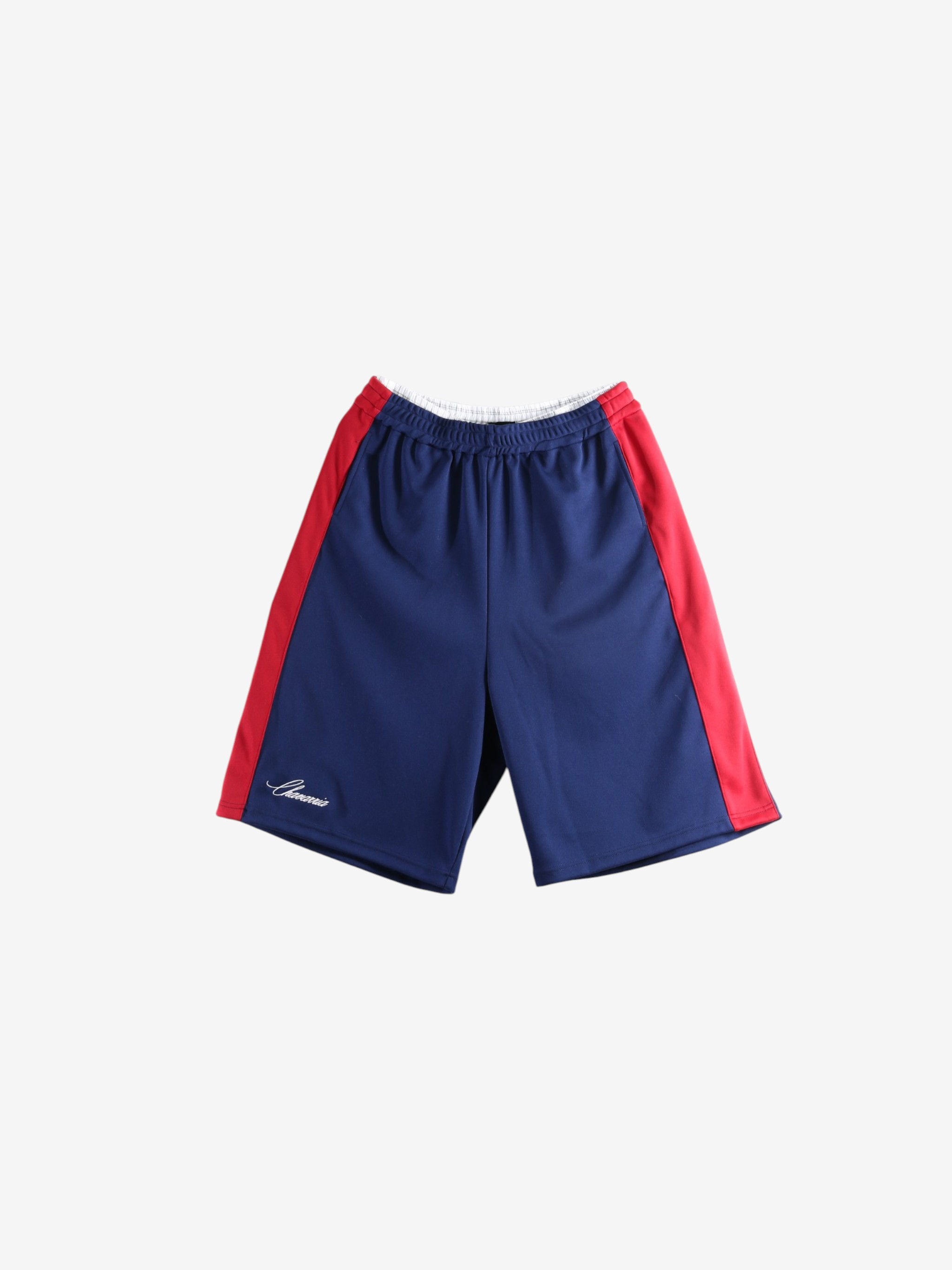 Navy pants, front view