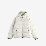 Tan jacket, front view