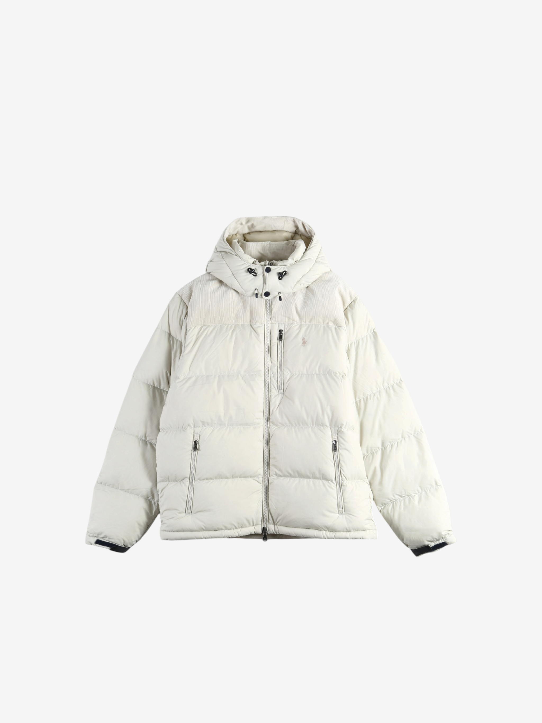 Tan jacket, front view