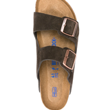 Brown shoes, top view