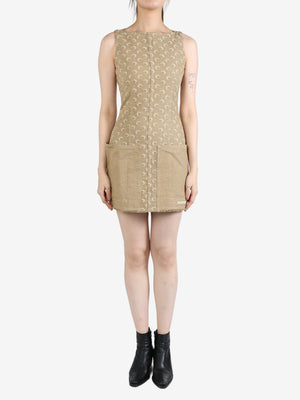 MARINE SERRE - Women Moon Jacquard Twill Mini Dress