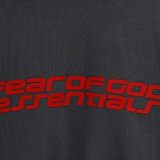 Close up of grey t-shirt,showing texture of the cotton fabric