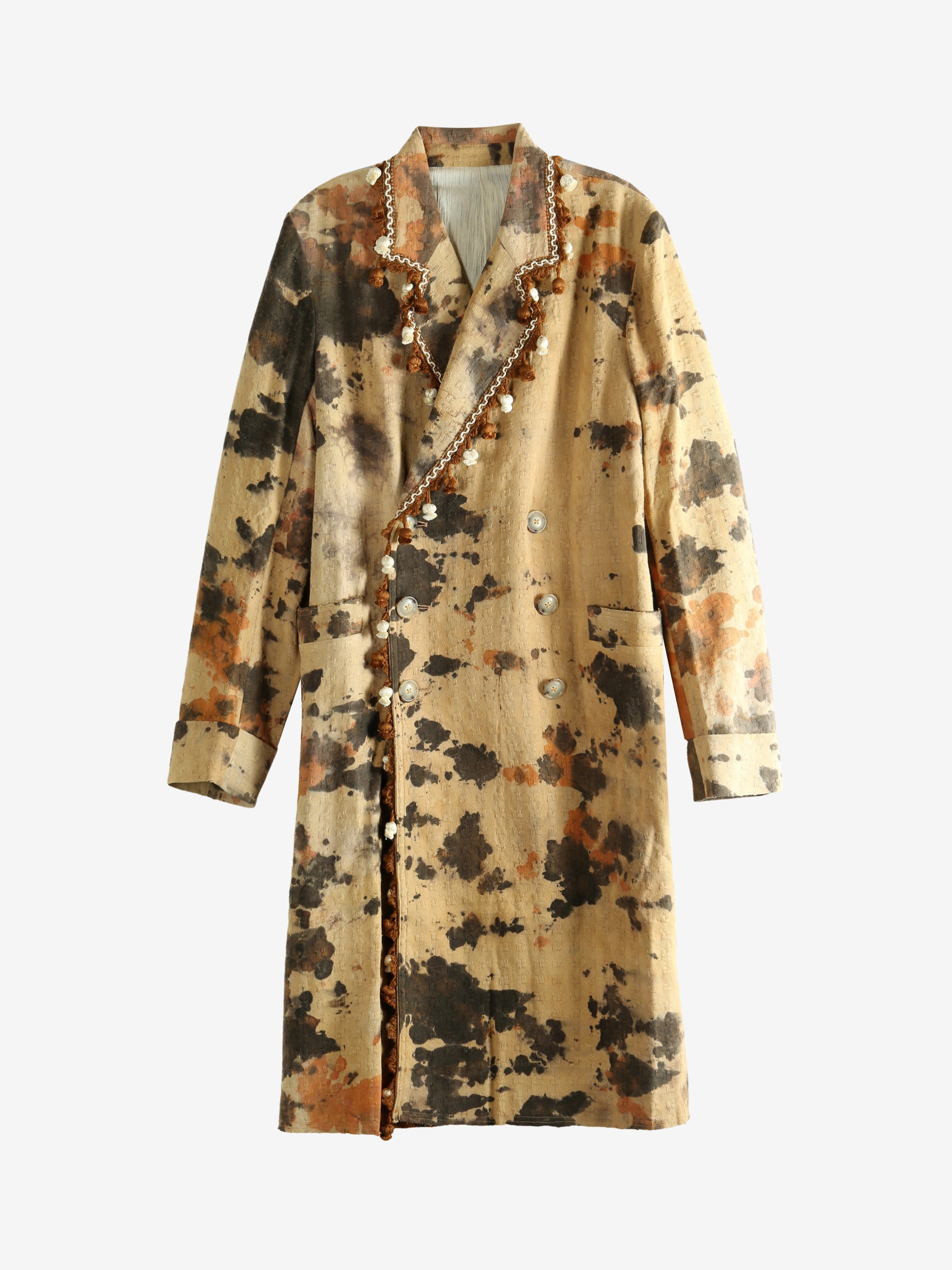 Yellow coat, front view