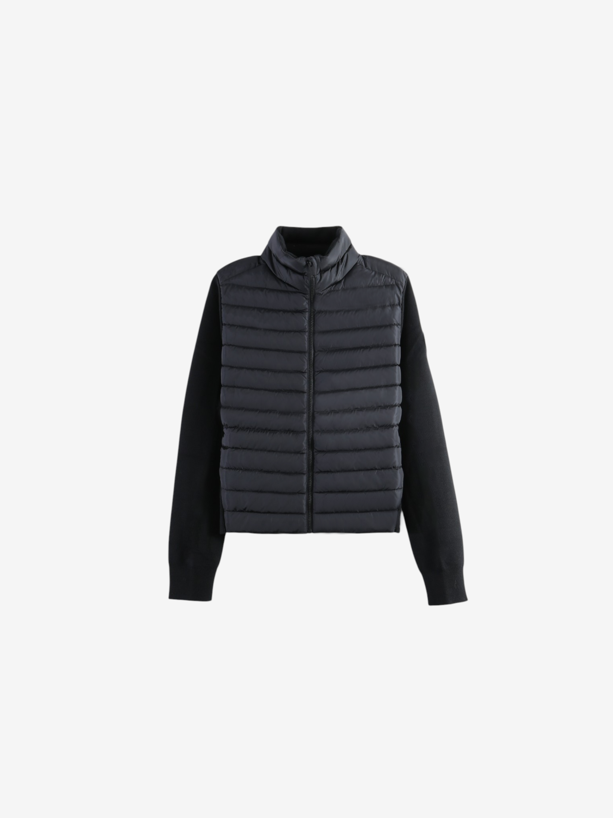 Black jacket, front view
