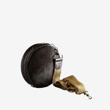 Burgundy bag, side view