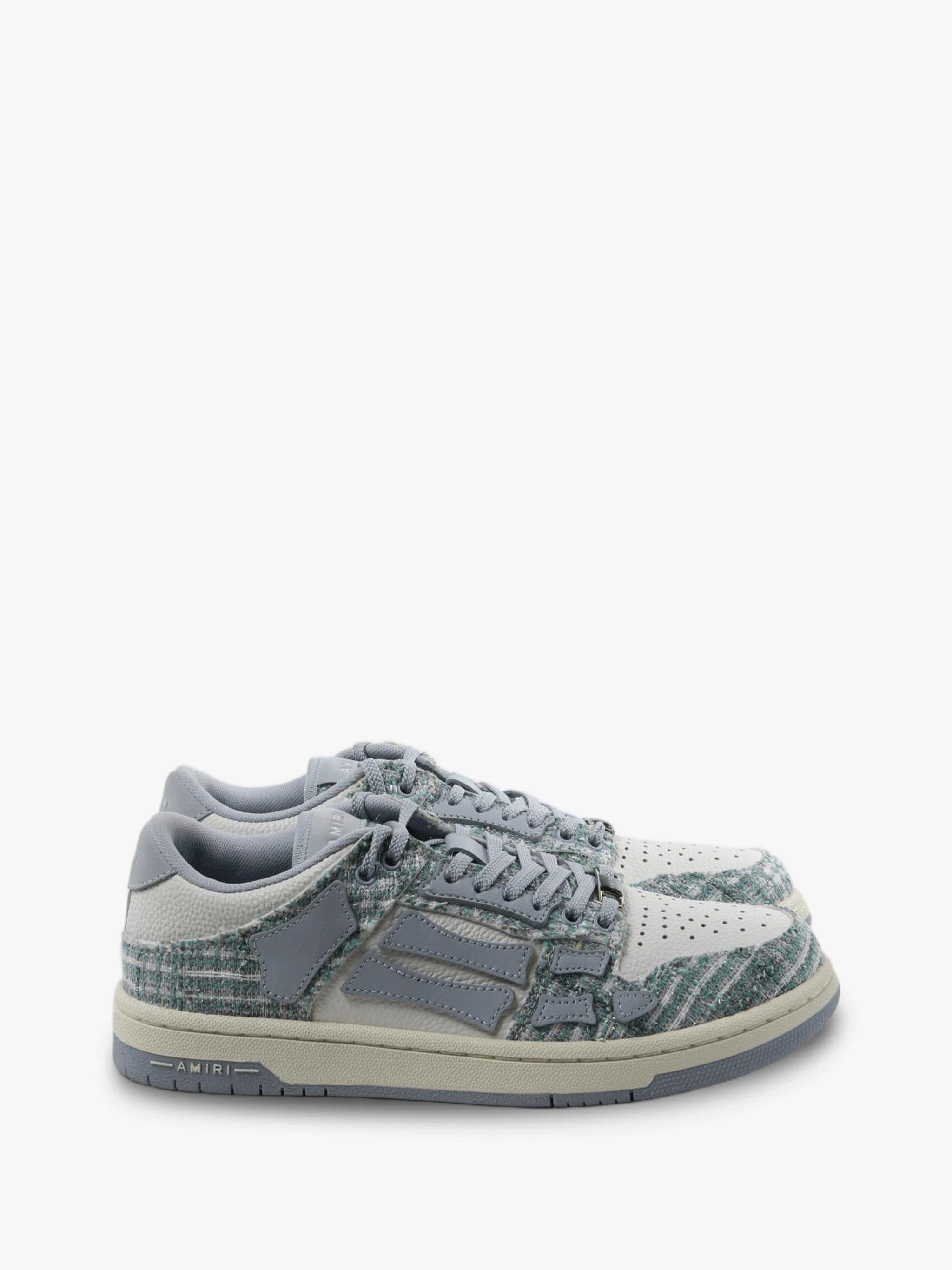Grey shoes, side view