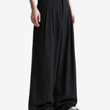 Black pants, full body view
