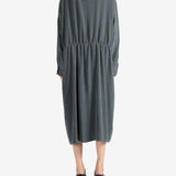 Blue jacket, full body view