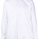 THOM BROWNE - Men Classic Oxford Shirt With Grosgrain Placket