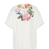 White t-shirt, front view