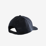 Black hat, back view