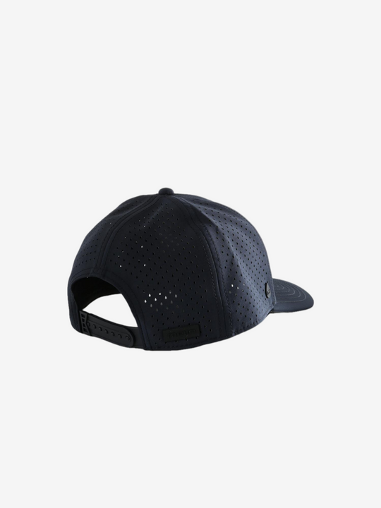 Black hat, back view