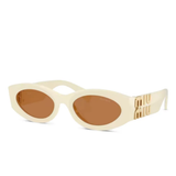 Tan eyewear, front view